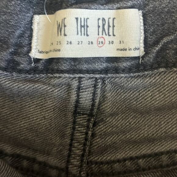 Free People Gray Loving Good Vibrations Denim Shorts - Picture 6 of 6